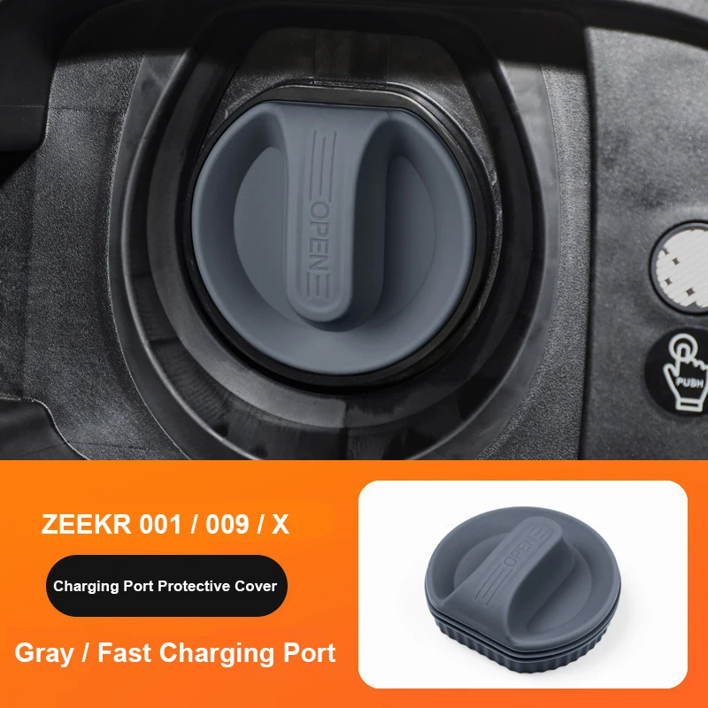 

Для Zeekr 001 009 X автомобильный Стайлинг с магнитной присоской, порт быстрой и медленной зарядки, водонепроницаемый защитный чехол, пылезащитный чехол, автоматический модифицированный
