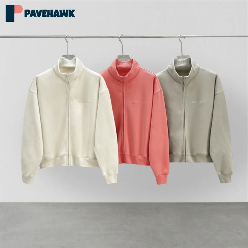 

Autumn Winter Sweatshirt Jacket Men Women's New High-quality Casual Brand High Neck Letter Logo Hip Hop Sports Zip Jackets 2023