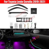 64 colors set for toyota levin corolla 2019 2021 button control decorative ambient light led atmosphere lamp illuminated