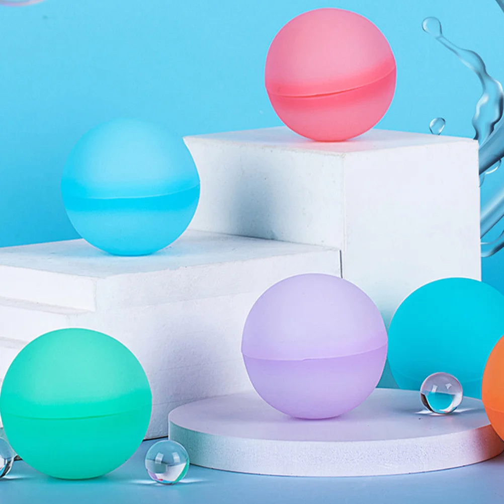 

10pcs Pool Water Balls Sand Beach Water Balloons Water Game Reusable Balls