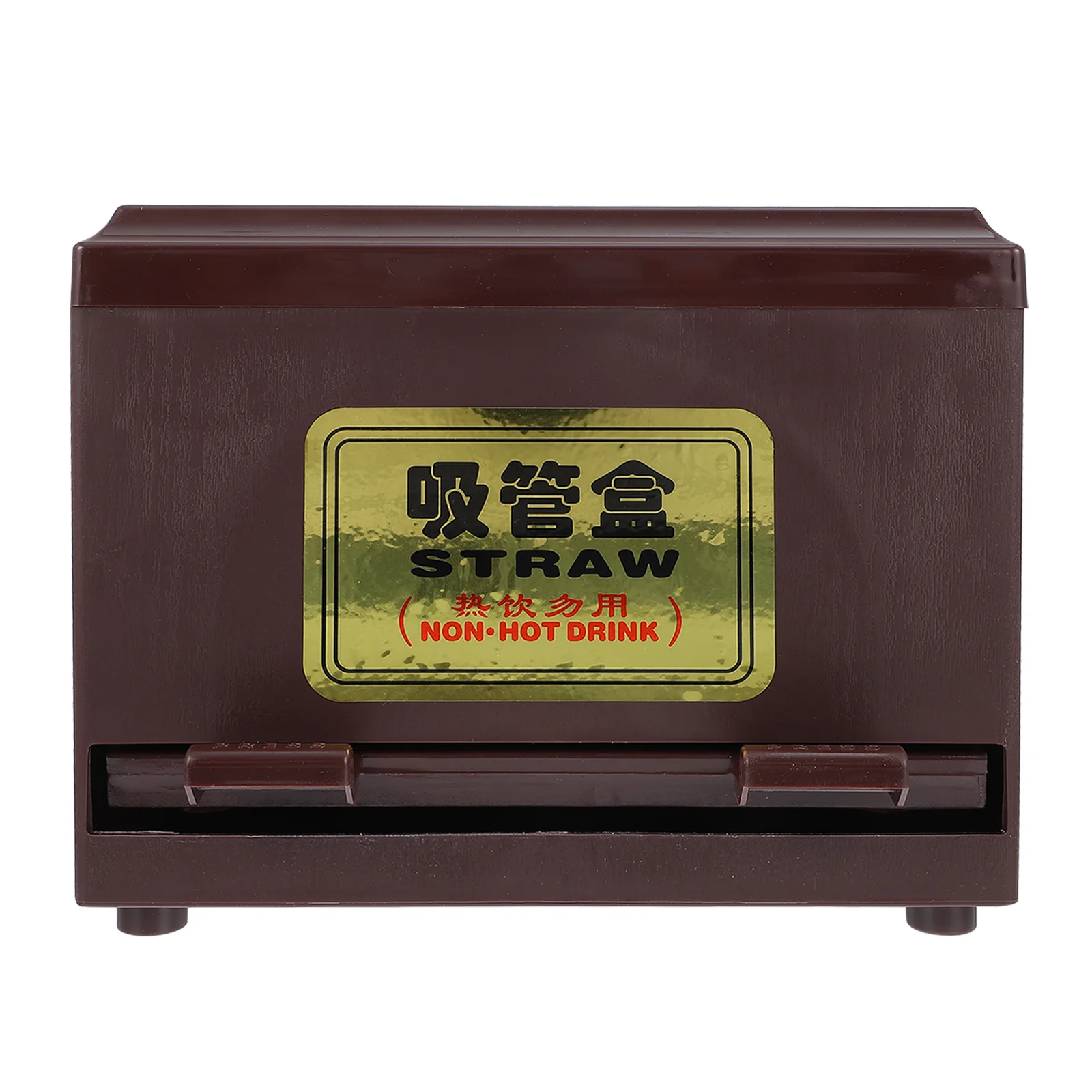 

Pressing Type Straw Storage Box Straw Dispenser Restaurant Straw Case