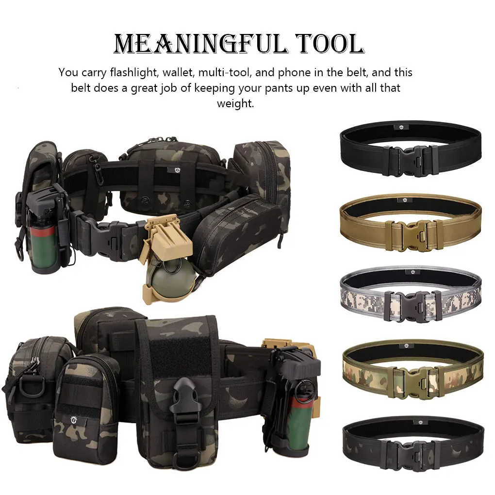 

Men Sport Belt with Plastic Buckle Loop Waistband Outer Girdle Wear-resistant