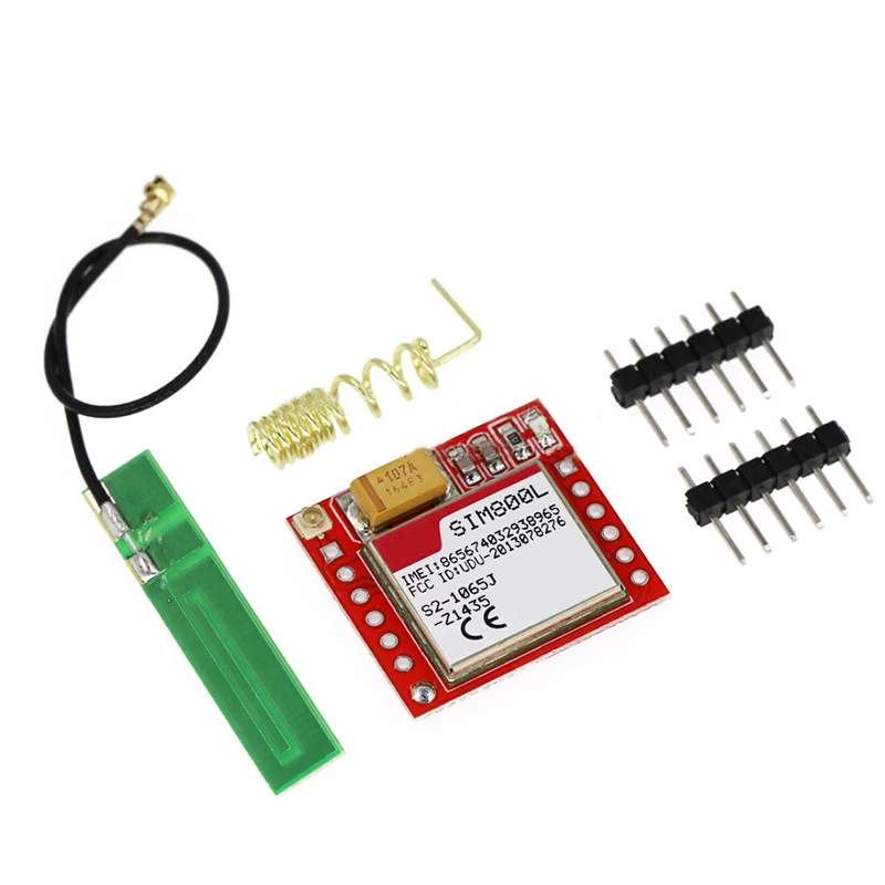 Фото SIM800L GPRS GSM модуль Micro SIM-карта ядро четырехдиапазонный TTL последовательный порт антенна PCB Беспроводная плата Wi-Fi для смартфона Arduino №4
