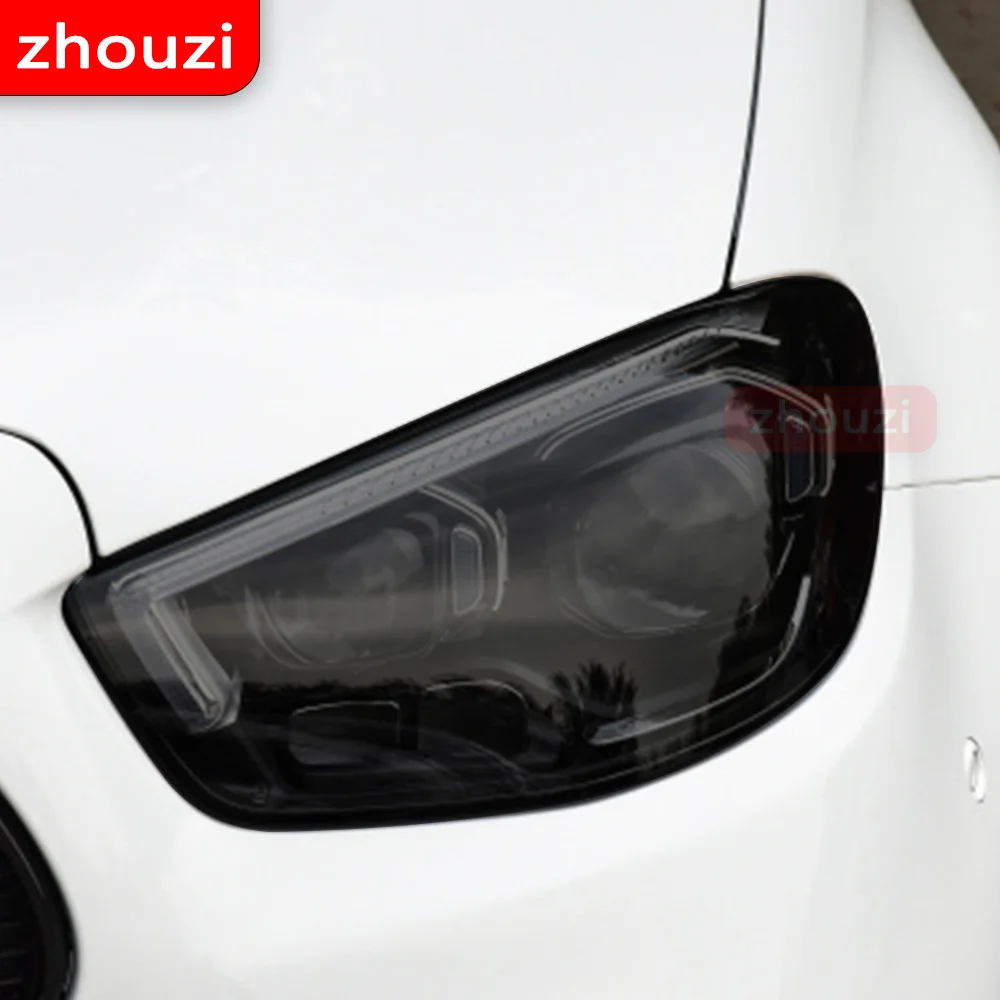 For Mercedes Benz E Class Facelift 2020 2021 Car Headlight Tint Smoked Black Protective Film Transparent TPU Sticker Accessories For Mercedes Benz E Class Facelift 2020 2021 Car Headlight Tint Smoked Black Protective Film Transparent TPU Sticker Accessories