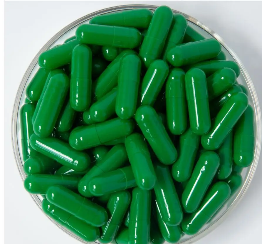 

100pcs-5000pcs!0# HPMC Capsules! Dark Green Colored HPMC Vegetable Empty Capsules,Vegetarian Capsules! closed or seperated!