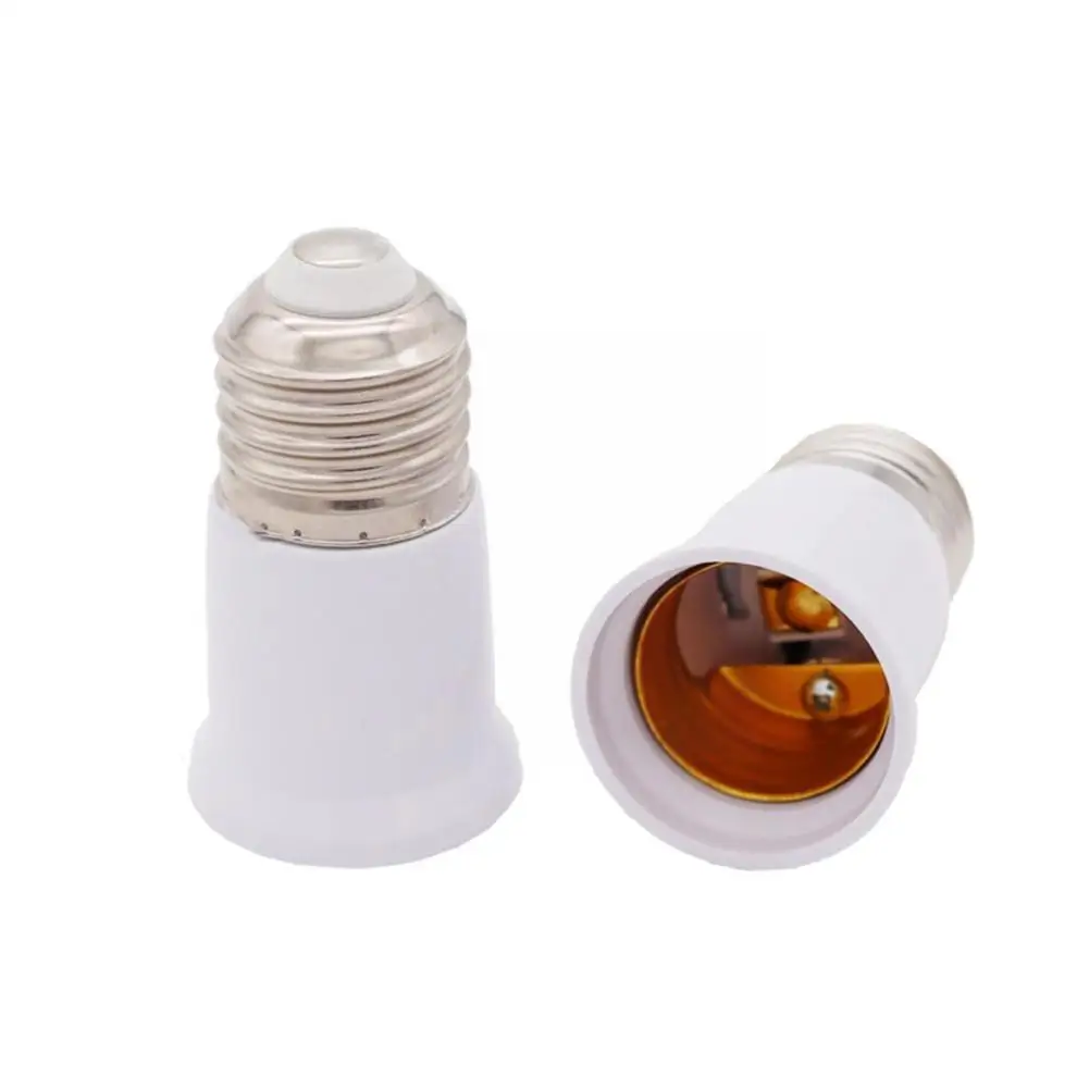 

E27 to E27 65mm Extend Socket Base Lamp Holder Converter Adapter Lamp Conversion Bulb Cap Parts Lighting Light Holder W7B5