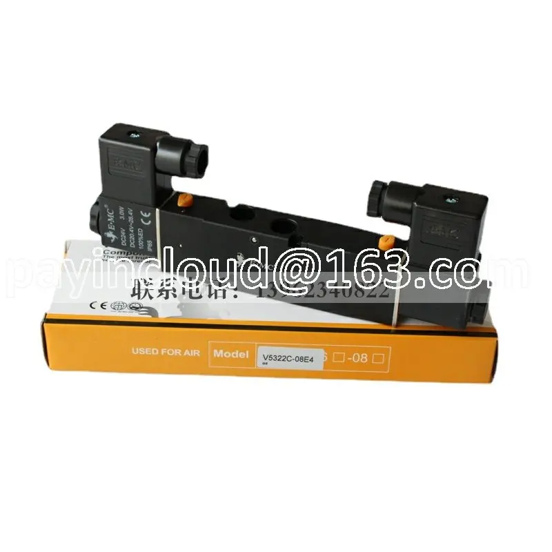 

Solenoid Valve Three-Position Five-Way V/RV5322C-08 /-10 V/RV5342C-15 E. Mc