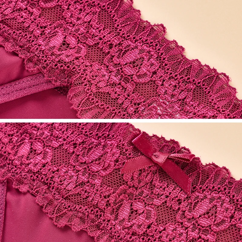 Кружевные женские трусики CINVIK дышащее нижнее белье сексуальные с низкой талией