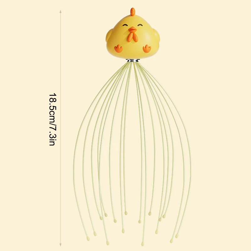 Массажеры для кожи головы с 16-зубцами ручной массаж скребок глубокой релаксации