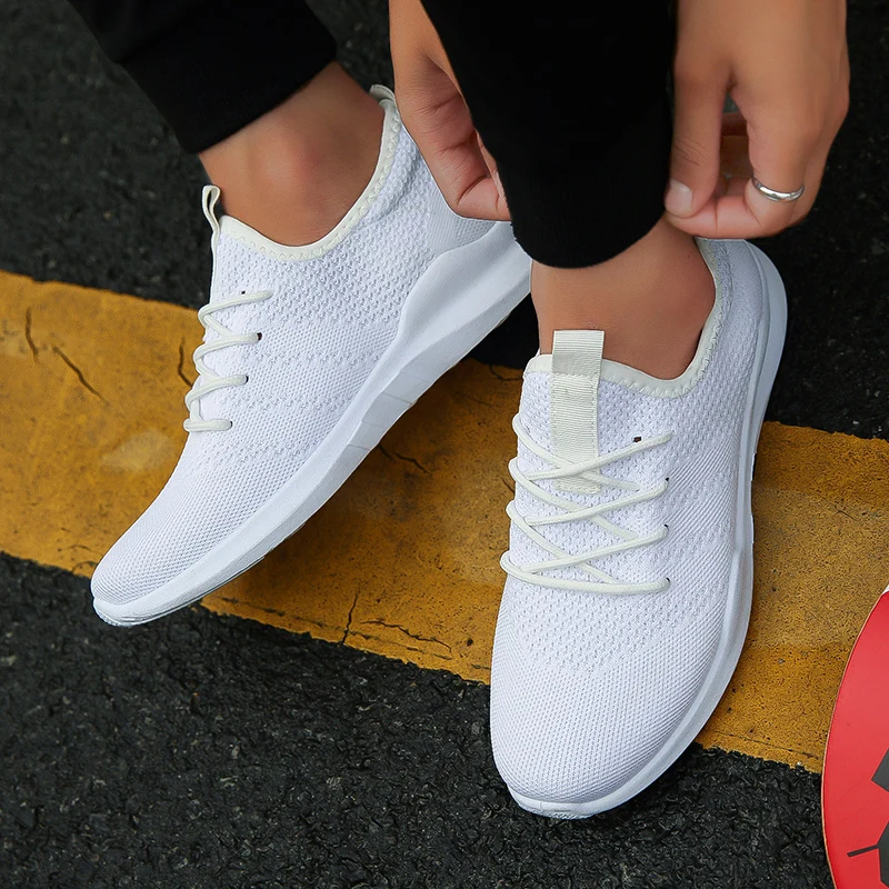 Men's Breathable Running Shoes 47 Large Size Fashion Lightweight Couple Sneakers 46 Casual Outdoor Mens Jogging Sports Shoes