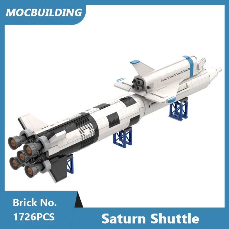 Строительные блоки MOC модель корабля Saturn V сборные кирпичи сделай сам космическая