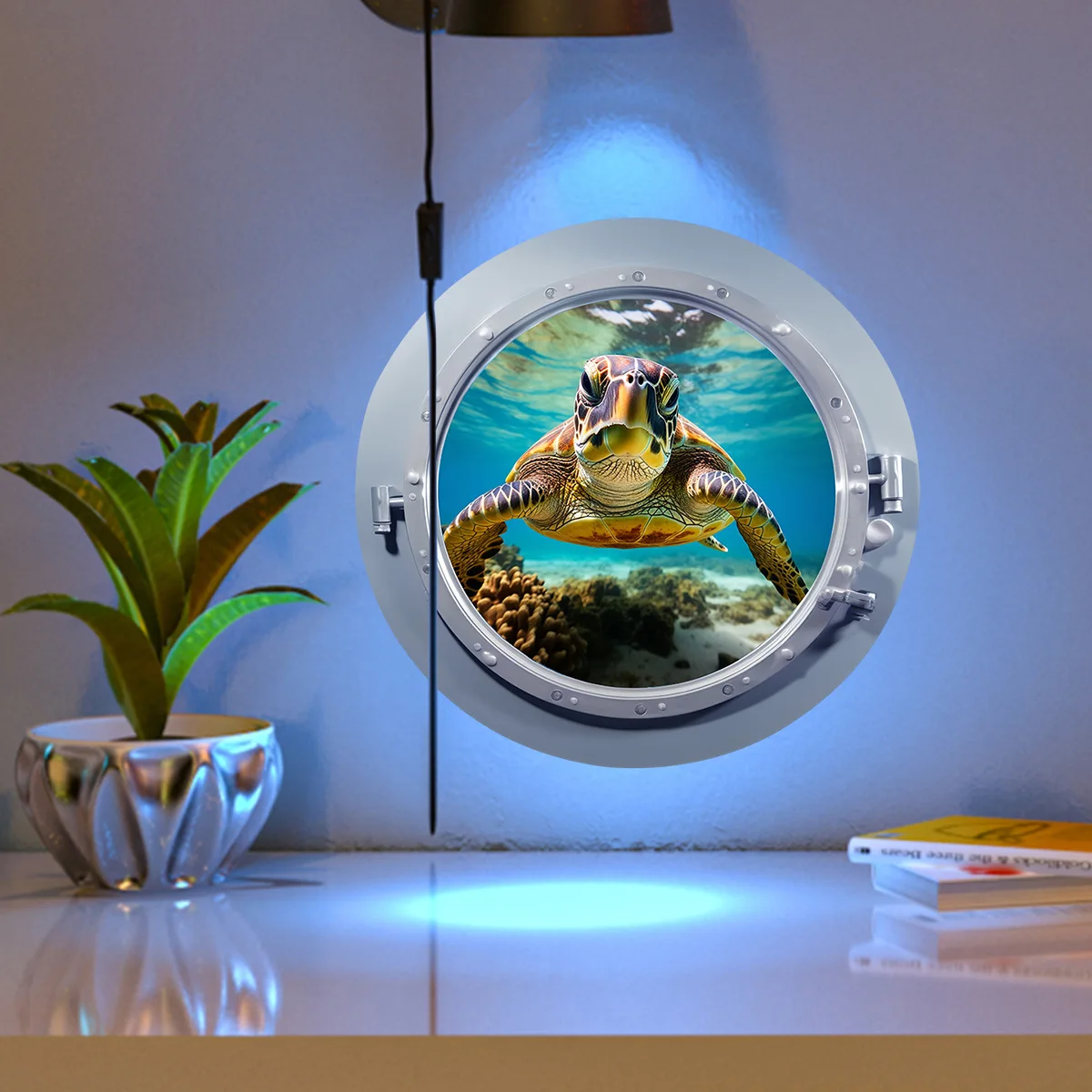 Наклейки на стену в виде подводной рыбы новые наклейки из ПВХ для ванной комнаты