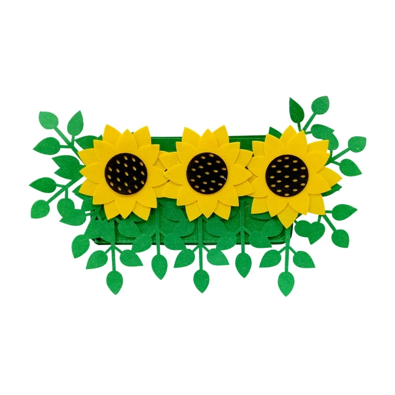 

Sunflower Planting Bag Felt Cloth Flower Plant Grow Pot Plants Container