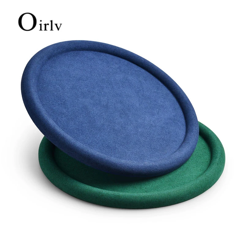 Oirlv Microfiber Necklace bracelet Display Tary 25*25*2cm Multi-Directional Jewelry Counter Display Stand Jewelry Props