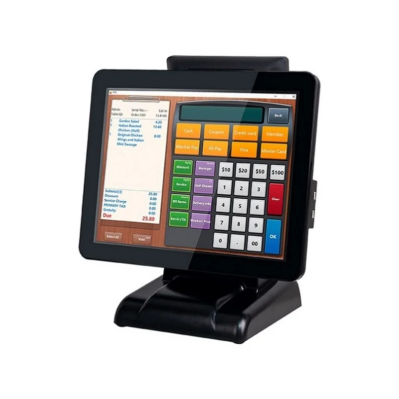 

POS integre avec charge de la carte sim 4g pharmacy pos equipment machine