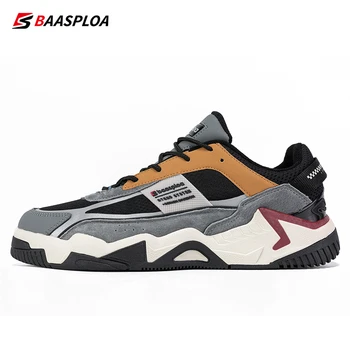 Baasploa Men Casual Sneakers Waterproof Men Shoes Outdoor New Fashion Sneakers for Men Autumn Walking Tenis Free Shipping 2023 1