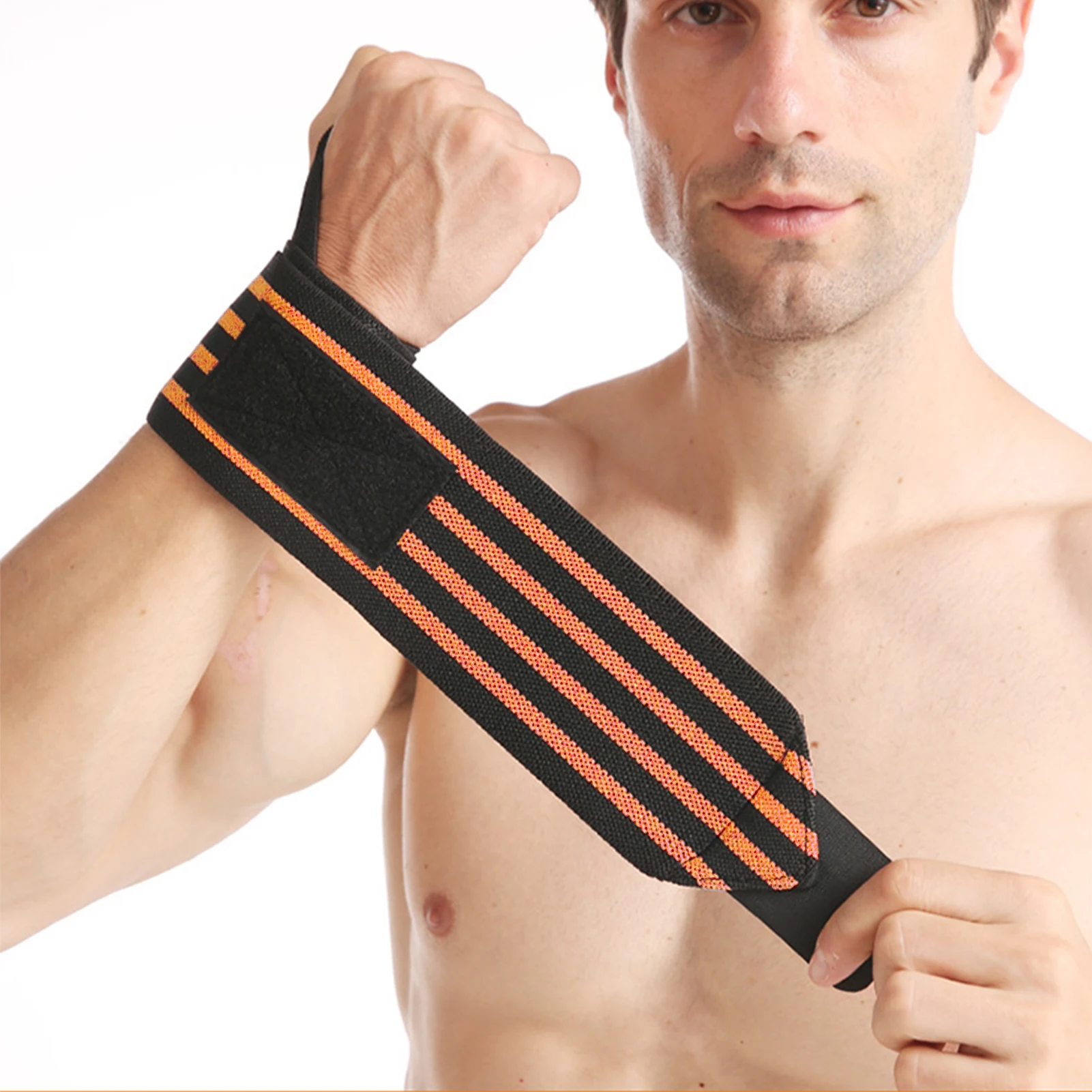 

Wrist Wraps For Weightlifting Adjustable Lifting Wristband Lengthened Basketball Straps Wrist Support Weightlifting Strength