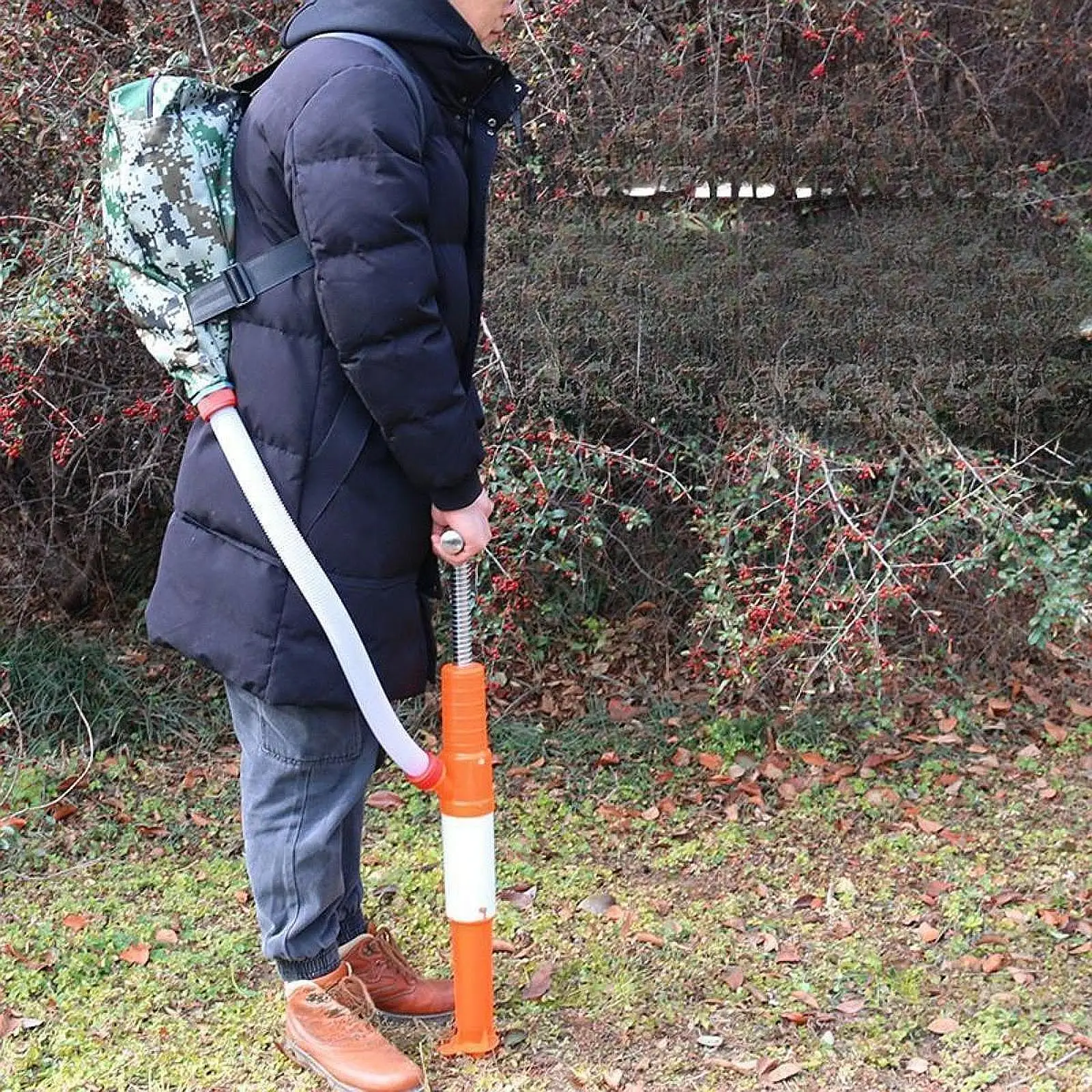 Распределитель удобрений Sadzarka для фасоли Насос рюкзака Распыление