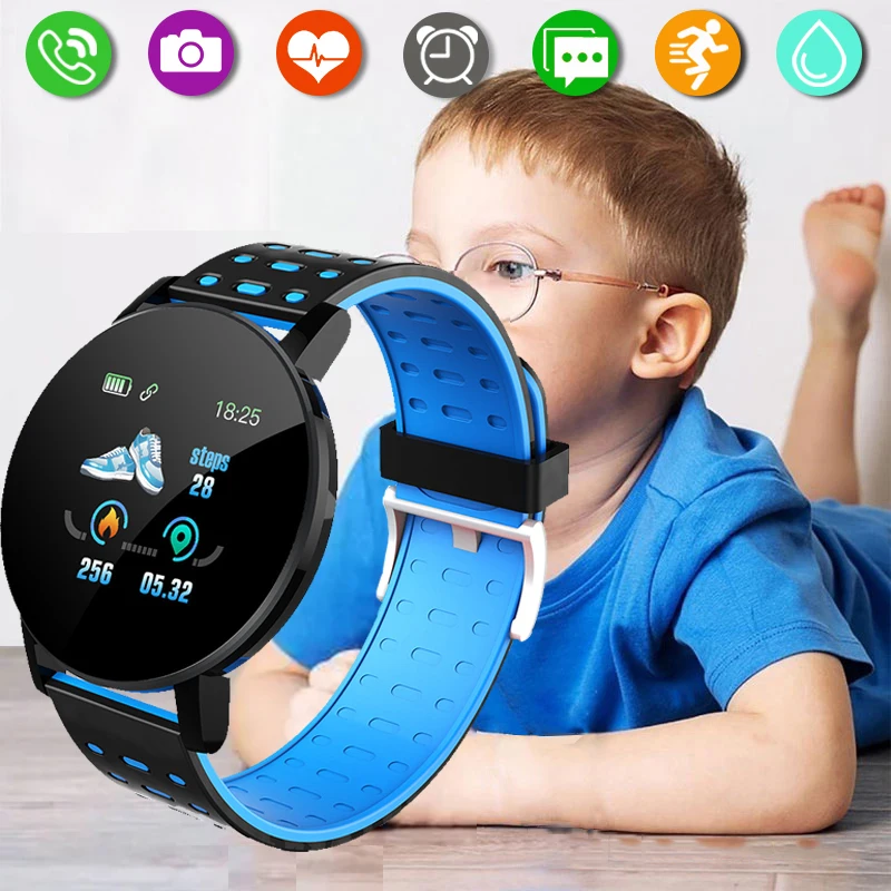 Waterproof Smartwatch Kids Heart Rate Monitor Fitness Tracker Watch Boy And Girl