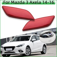 2pcs for mazda 3 m3 axela 2014 2015 2016 car front bumper headlight washer spray nozzle cover cap headlamp washer shell lid trim