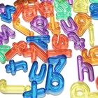 Пластиковый прозрачный Алфавит Монтессори, 26 шт., обучающие игрушки для детей 3 лет, J2565H