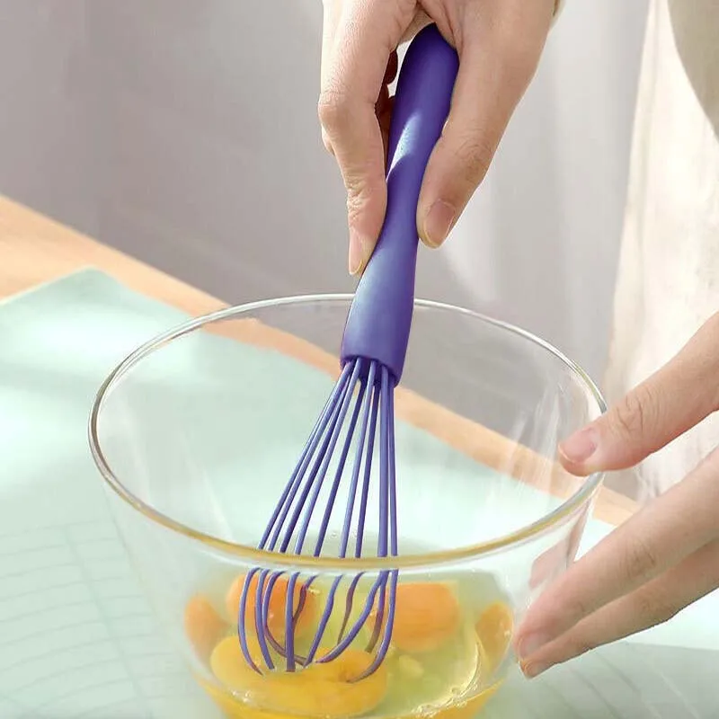 

1PC Egg Beater 304 Stainless Steel Egg Whisk Manual Hand Mixer Self Turning Egg Stirrer Kitchen Accessories Egg Tools