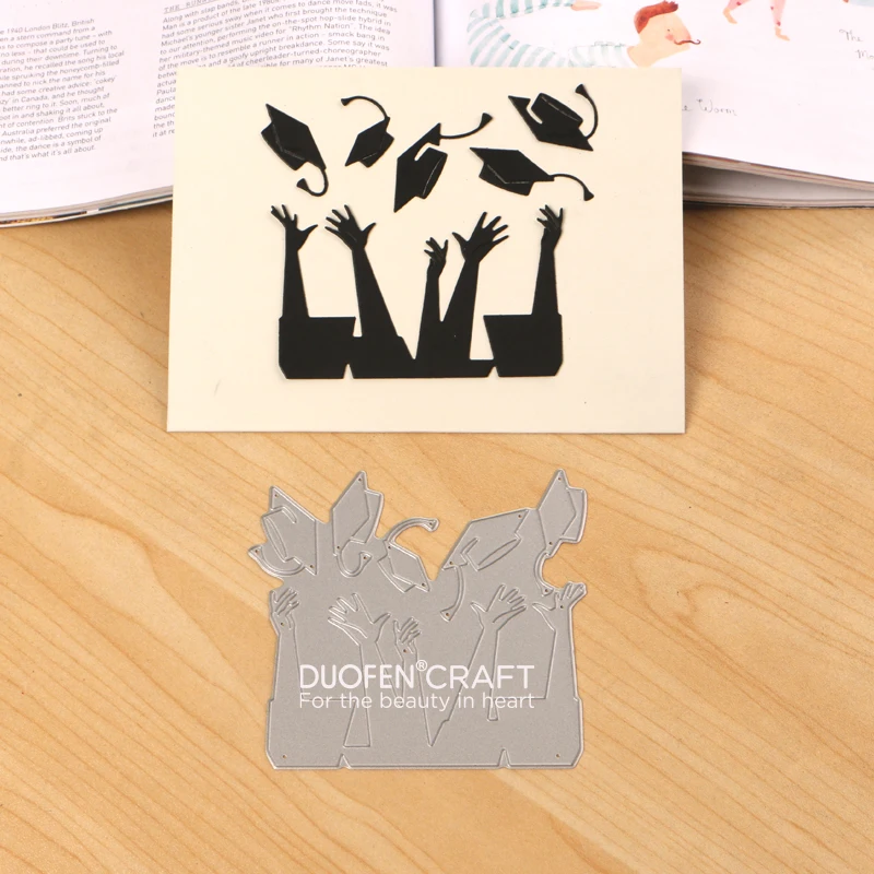 Металлические Вырубные штампы поздравления выпускная церемония градиентная