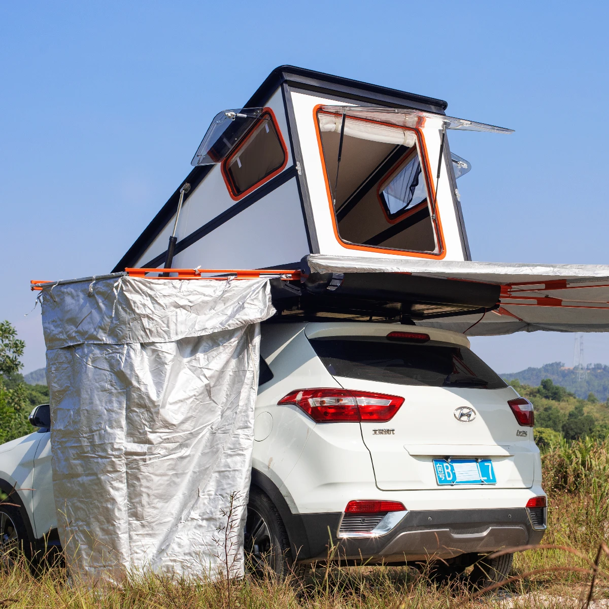 Дорожная портативная походная кровать с твердым корпусом Автоматическая