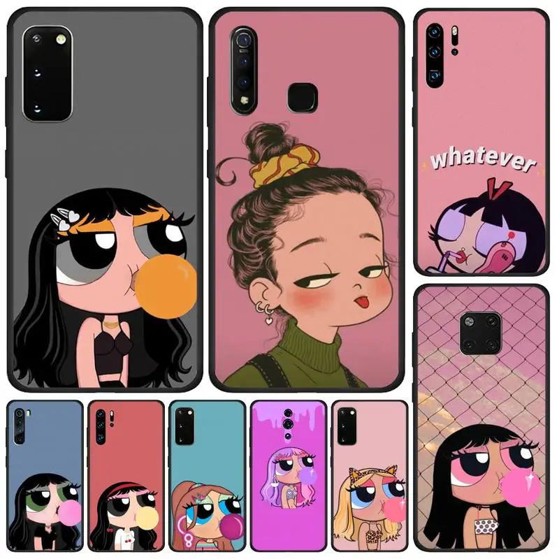 Ashtetic розовая мягкая мультяшная Накладка для девочек чехол телефона Huawei P9 P10 P20 P30