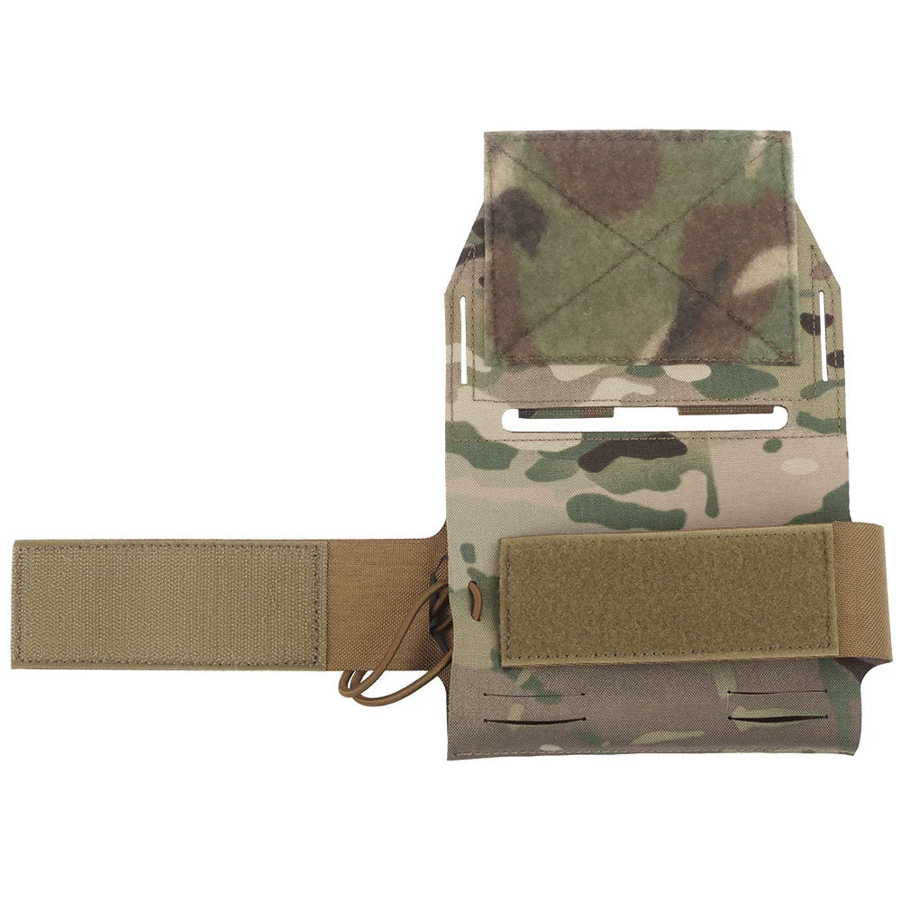 MK2 Tactical Expander Wing Pouch Military Radio Holder Wingman Pouch Magazine Storage Bungee Cord Micro Fight Chassis Chest Rig images - 6