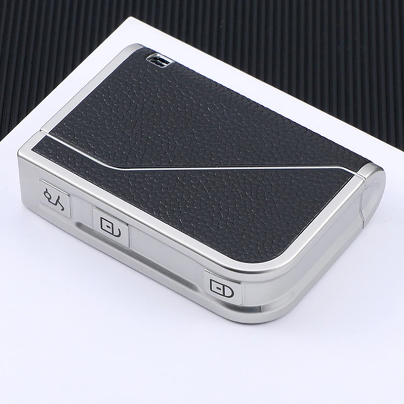 

TPU+Leather Car Key Cover Case Holder Shell For Lynk&Co 05 3 Buttons Smart Keyless Remote Control Cases Keychain Holder