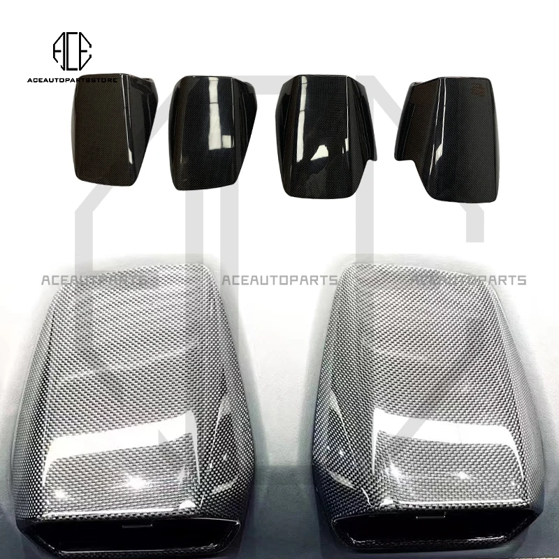 

For Lamborghini Huracan LP610 LP580 Evo Air Condition Vent Cover Mirror Housing Dry Carbon Fiber Interior Trim Parts Wholesale