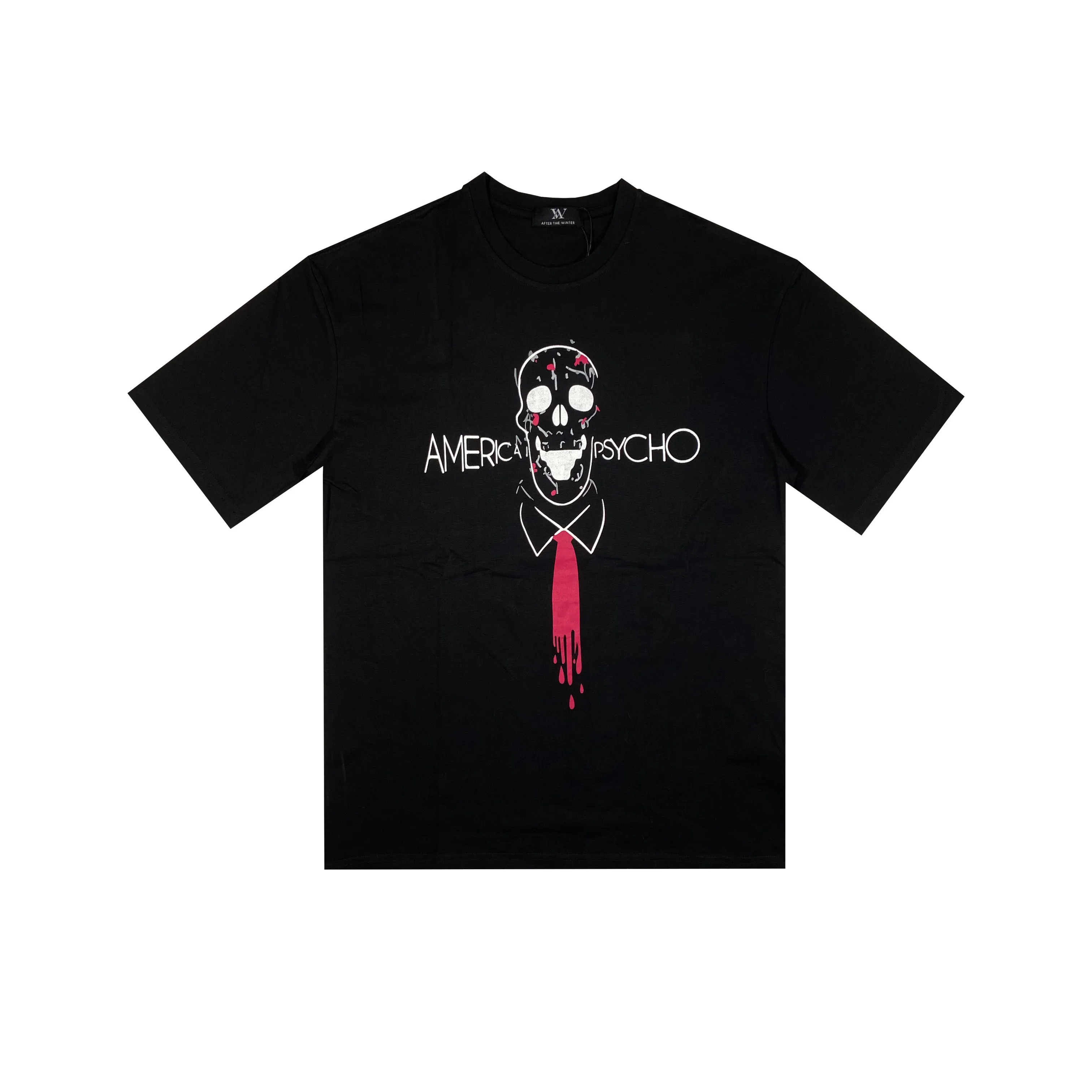 

AMER summer new printed men's clothing Harajuku all-match round neck casual simple fashion T-shirt