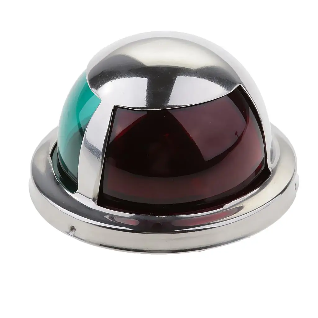 

Marine Boat Yacht Bow Light Stainless Steel Bi Color LED Navigation