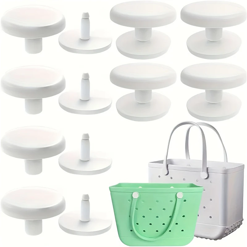 

2/4/8 Pcs Beach Bag Replacement Rivets Bags Rivet Repair Rubber Tote Bag Handles Straps Button Buckle Diy Handmade Accessories