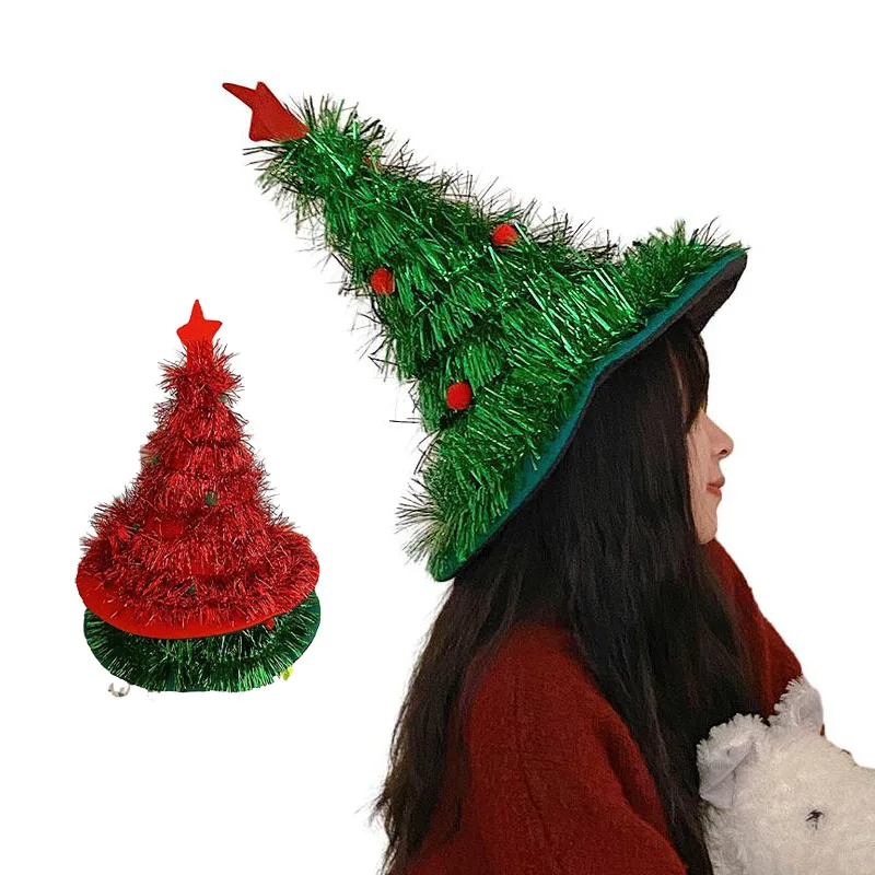 

Мультяшная Милая Рождественская елка, праздничная шапка, мультяшная для взрослых и детей, Новогодняя тема, конфетная, Рождественская, Нарядная шапка