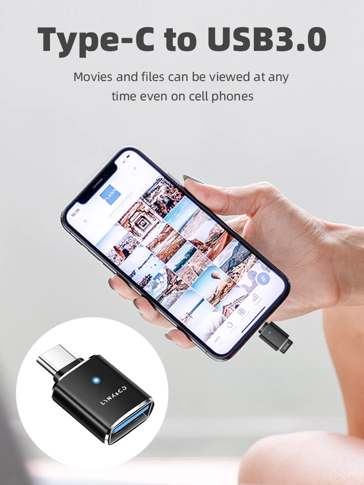 Автомобильные адаптеры освещения Type-C к USB 3.0 для LYNK &amp CO 06 03 05 08 09 01 02 Hatchback BX11 EX11 ZERO