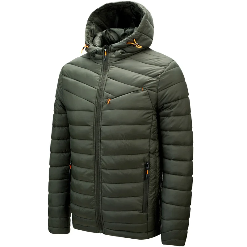 

New Hooded Cotton Coat Large Size Clothing Order Men's Lightweight Cotton Coat Man Winter Jacket