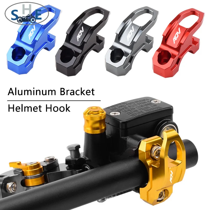 

For Honda ADV350 ADV150 ADV 350 150 Motorcycle CNC Aluminum Brake Master Cylinder Holder Clamp Bracket Bag Hook Helmet Hanger