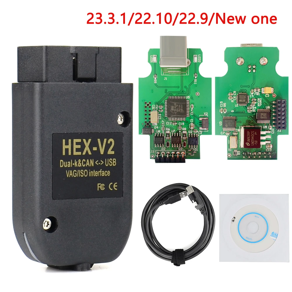V23.3.1 HEX V2 Obd2 сканер VAGCOM 21.3.0 VAG COM 20,12 для VW AUDI Skoda Seat ATMEGA162 + 16V8 + FT232RQ