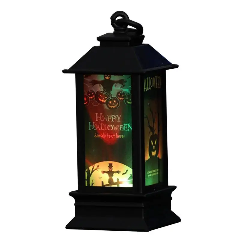 

Mini Lantern Decorative Lights Decorative Hanging Lantern Small LED Bat Pumpkin Skull Lamp For Indoor Outdoor Garden Tree