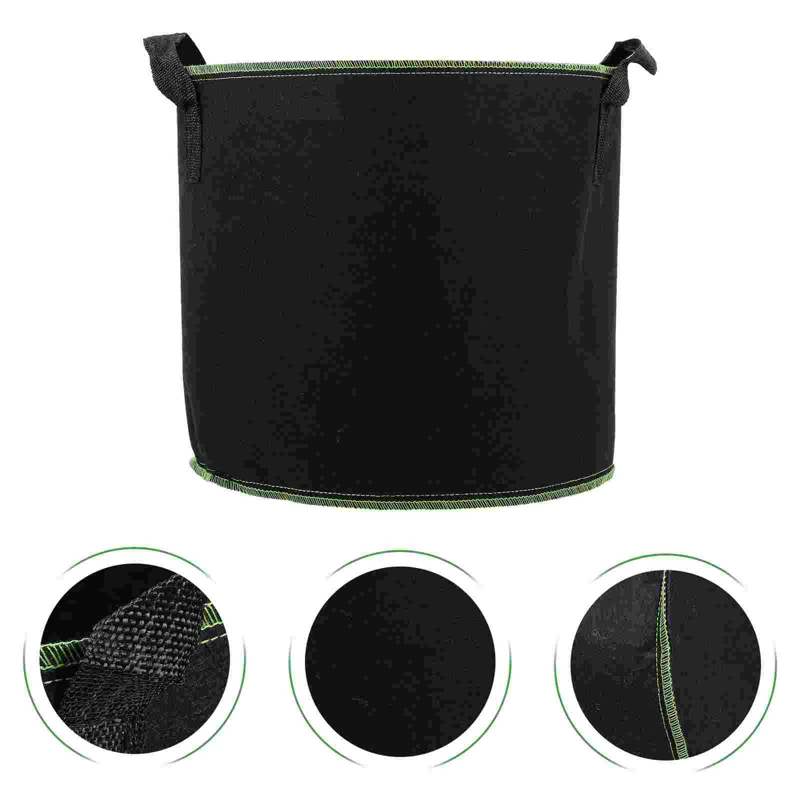 

Grow Planting Fabric Pots Vegetable Growing Flower Pouch Nursery Garden Planter Felt Pot Potato Aeration Round Breathable