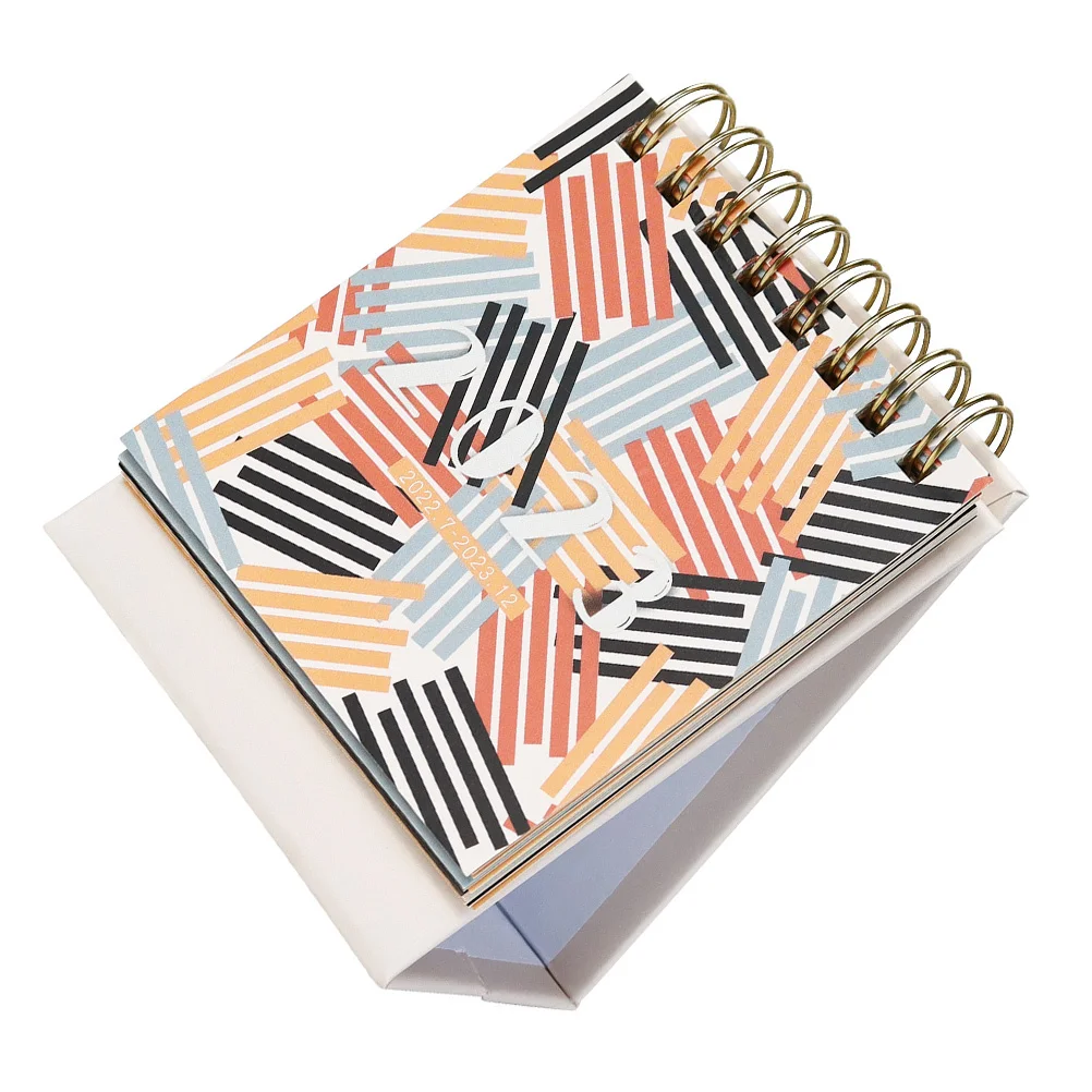 

Easel Mini Note Pad Schedule Planning Calendar Ornaments Paper Desk Calendars Coil Planner Work Decorative Tabletop