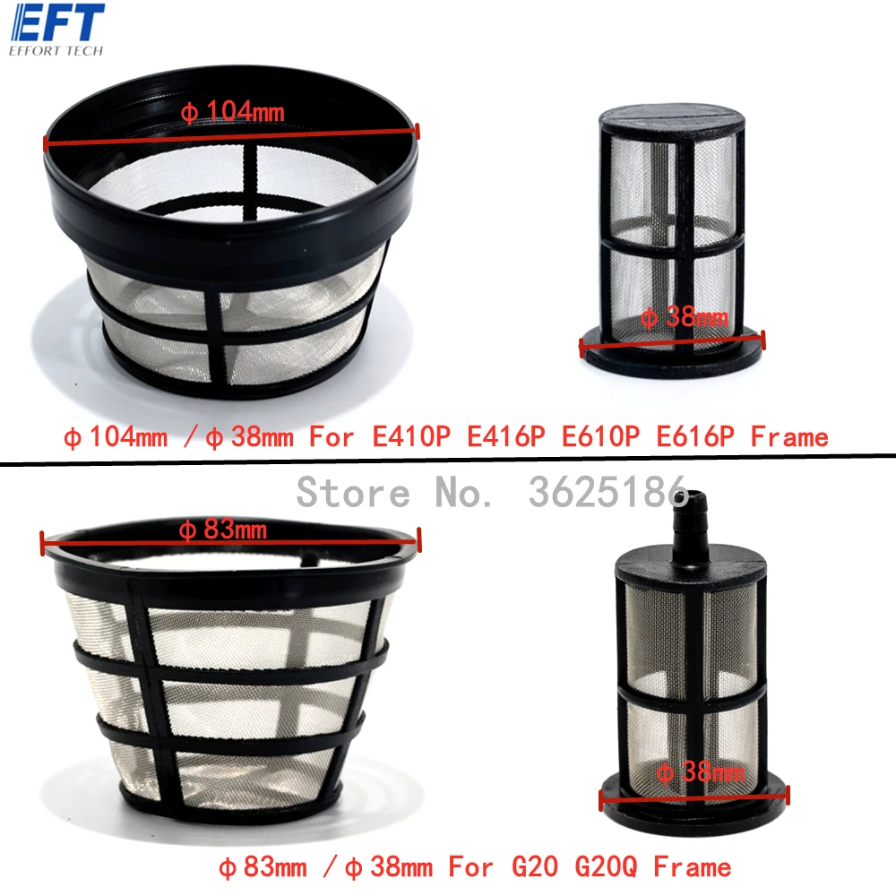 Резервуар для воды EFT 104 мм 83 мм 38 мм E616S E410P E416P E610P E616P G06 G20 рамка 6L 11L 10L 16 кг фильтр для сельскохозяйственного дрона