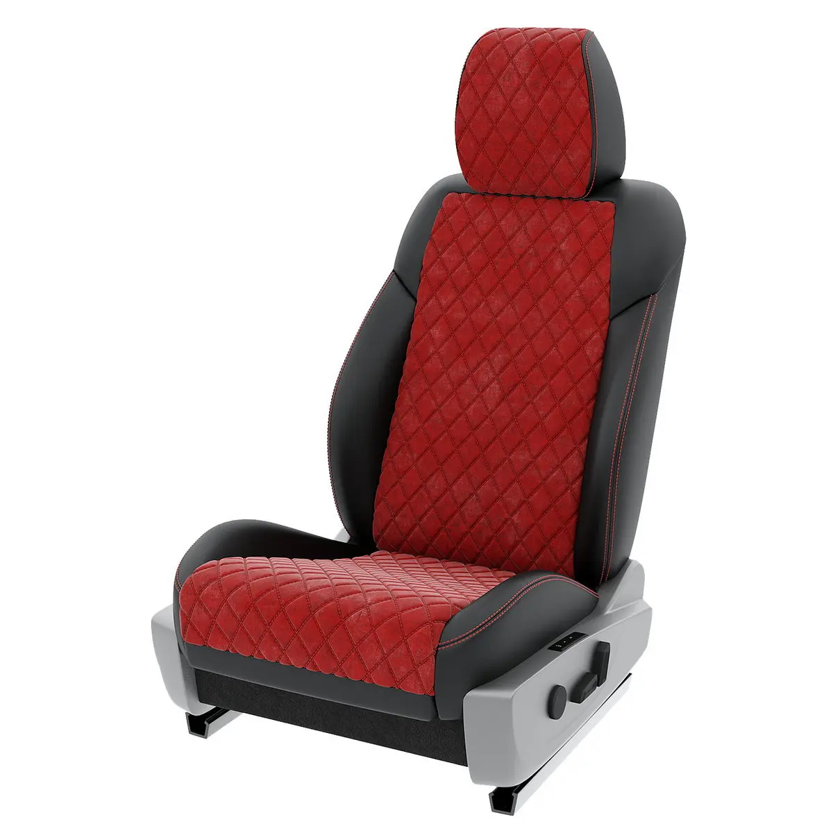 Чехлы на сиденья Haval M6 2 2021-2024 Черный Красный