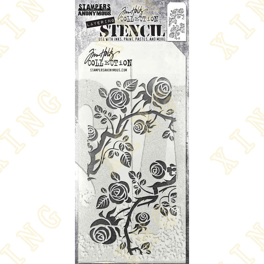 

Decor Diy Layering Stencils Graphics Painting Scrapbooking Stamp Ornament Album Embossed Template Reusable New Thorned Flowers