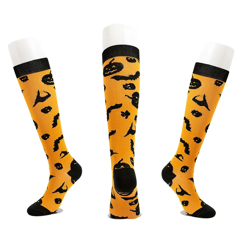 Sports Muscle Socks Halloween Funny anti-fatigue Leg For Men And Women Holiday Compression Socks Free Shipping