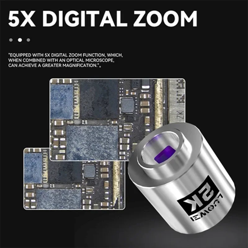 Микроскоп LUOWEI LW-GK20 2K камера для телефона 1080P запись видео/фото в одно нажатие