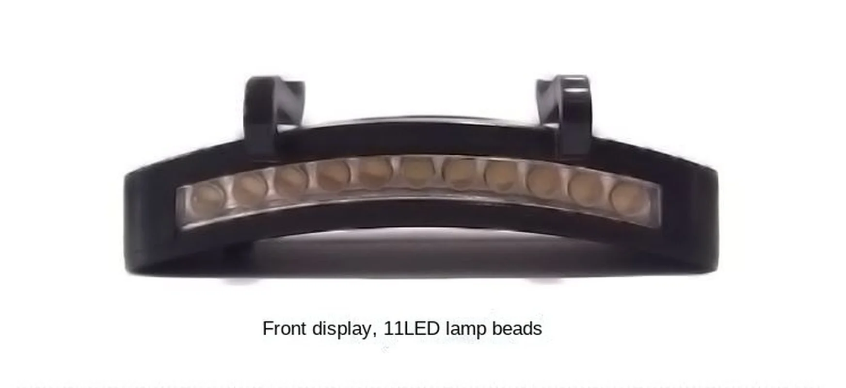 Перезаряжаемый светильник с зажимом и крышкой для ночной рыбалки головной