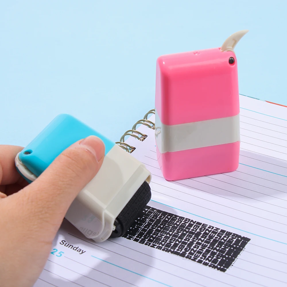 

Theft Protect Privacy Seal Roller Information Coverage Guard Your Security Portable Security Roller Stamp Privacy Confidential